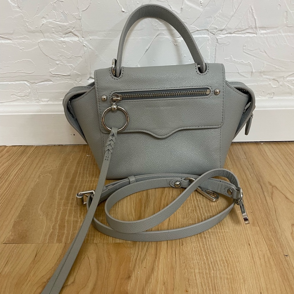 Rebecca minkoff gray crossbody purse